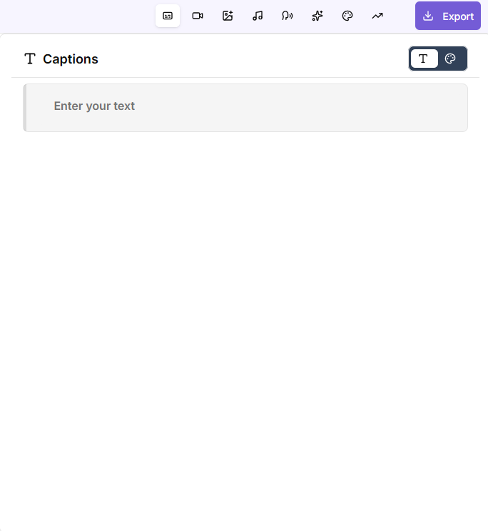 TellFrame Editor Sidebar